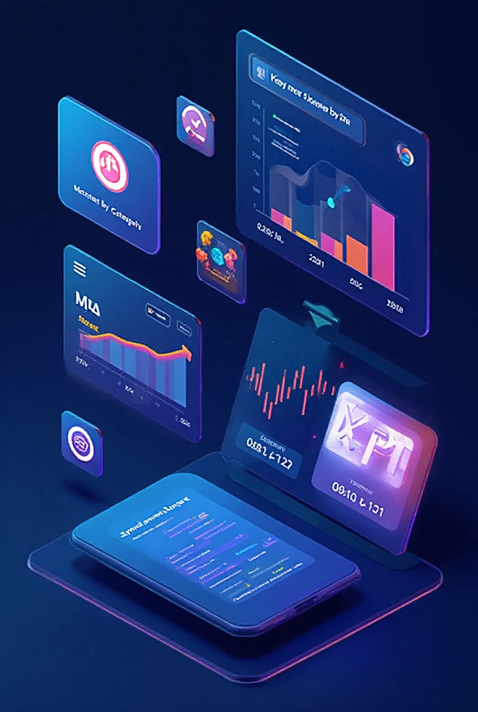 Business analytics dashboard